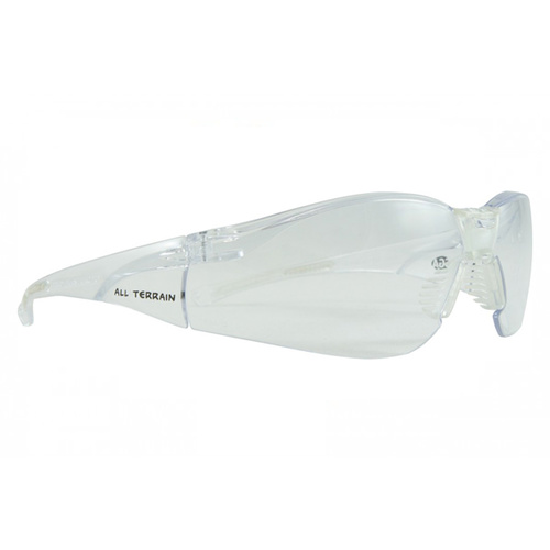 Safety Glasses - All Terrain - Clear - 12 x Bulk Pack - Antifog Lens