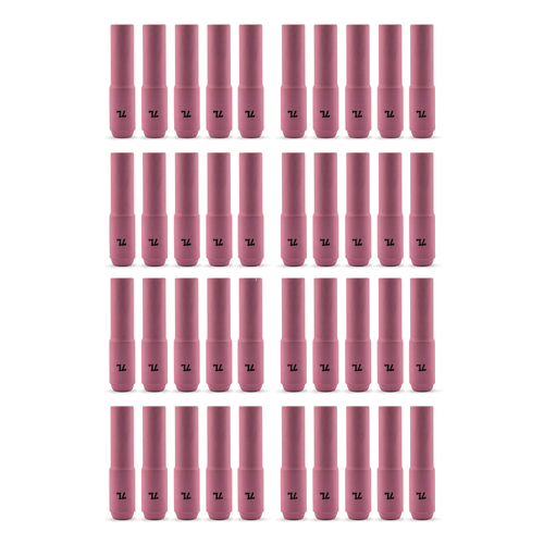 40x TIG Ceramic Cup / Nozzle #7 LONG - 40 each - WP-17 | 18 | 26