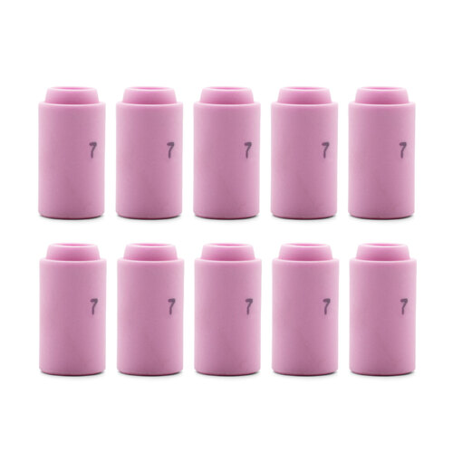 TIG Ceramic Cup / Nozzle #7 - 10 Each - WP-9 / 20