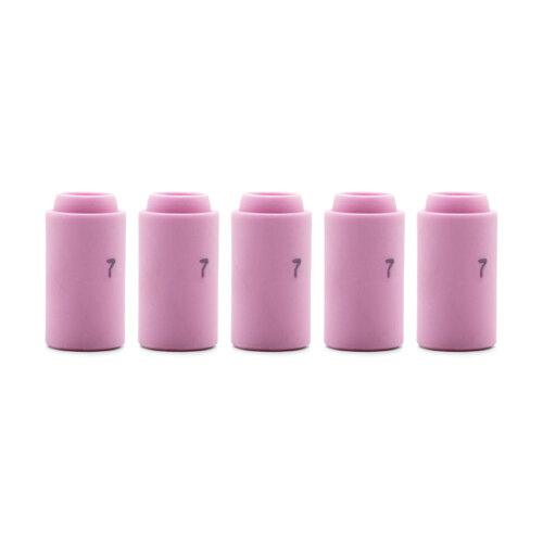 TIG Ceramic Cup / Nozzle #7 - 5 Each - WP-9 / 20
