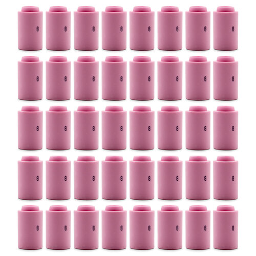 TIG Ceramic Cup / Nozzle #8 - 40 Each - WP-9 / 20