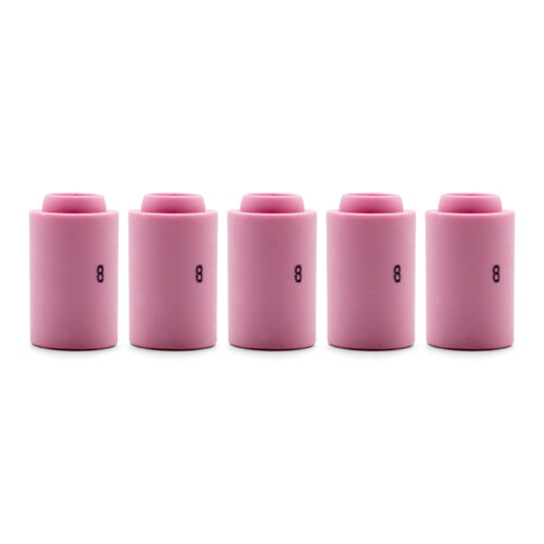 TIG Ceramic Cup / Nozzle #8 - 5 Each - WP-9 / 20