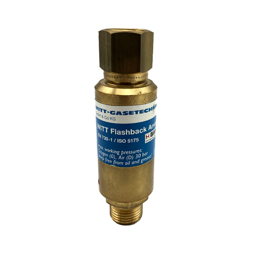WITT 143-019 Flash Back Arrestor for Oxygen & Air