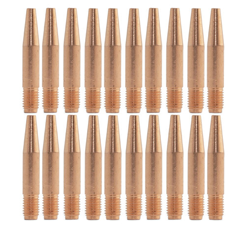 Tweco Style 14T116 TAPERED MIG Contact Tips 1.6mm - 25 Each