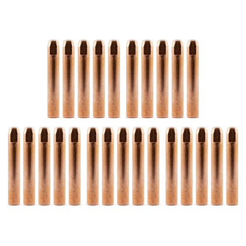 Bernard Style MIG Contact Tips 1.6mm - 25 Pack - Long 51mm