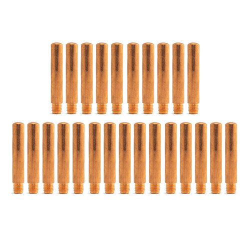 TWECO #5 Style  - 2.4mm 15HFC332 Fluxed Cored MIG Contact Tips- 25 Each