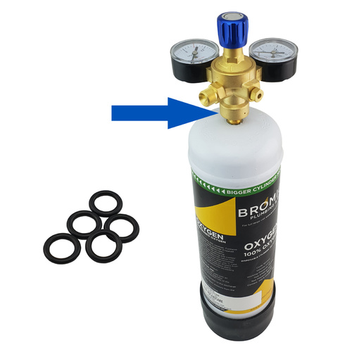 O Ring for Disposable 12mm Thread Oxygen Bottle Regulator 1811172