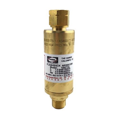 Harris Fuel High Flow Flash Back Arrestor - Regulator End FlashBack