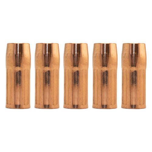 TWECO #1 Style 21-62F MIG Gas Nozzle / Shroud 13mm - 5 Each