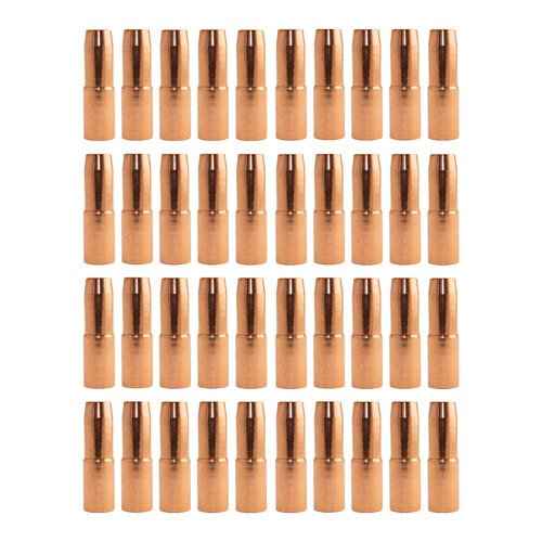 TWECO #4 Style MIG Gas Nozzle / Shroud 16mm Adjustable - 40 Each