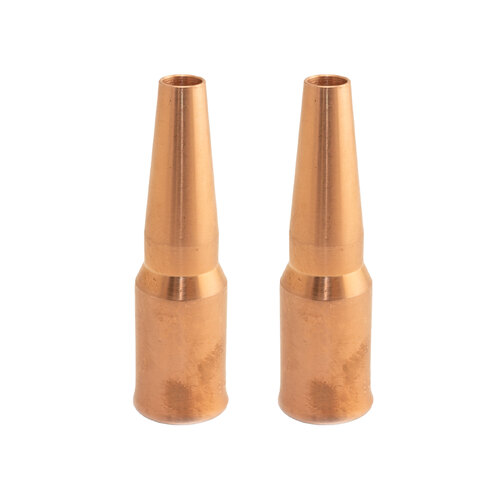 TWECO #4 Style MIG Gas Nozzle / Shroud 9mm Pipeline - 2 Each