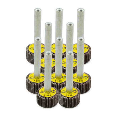 Klingspor KM 613 120 Grit Abrasive Mop for Stainless Steel 20 x 10 x 6mm - 10 Each
