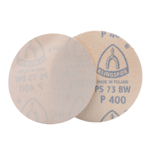 Klingspor PS 73 BWK 400 Grit Abrasive disc 6" 150mm - 100 Each Part # 301241