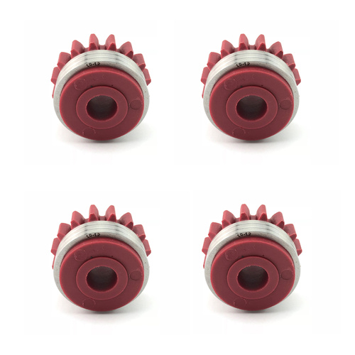 4 x Value Pack Kemppi Trapezoid Roller 1.0mm - 1.2mm U Groove Feeder Drive Gear for Aluminium