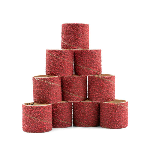 Klingspor 60 Grit CS 410 X 25mm x 25mm Spiral Bands for Stainless Steel - 10 Each