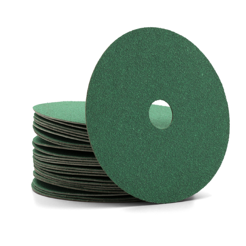 Box of 100mm Ceramic Resin Fibre Sanding Disc Pad 4"- 25 Pack - 120 Grit Pad