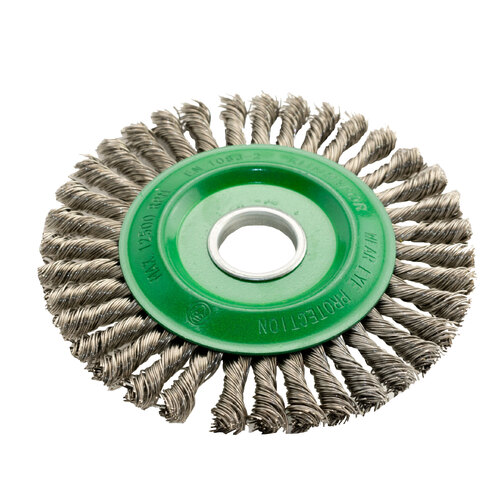 Klingspor 125mm x 6mm x 22.23mm Pipeline Stainless Steel Wheel Brush - 1 Each