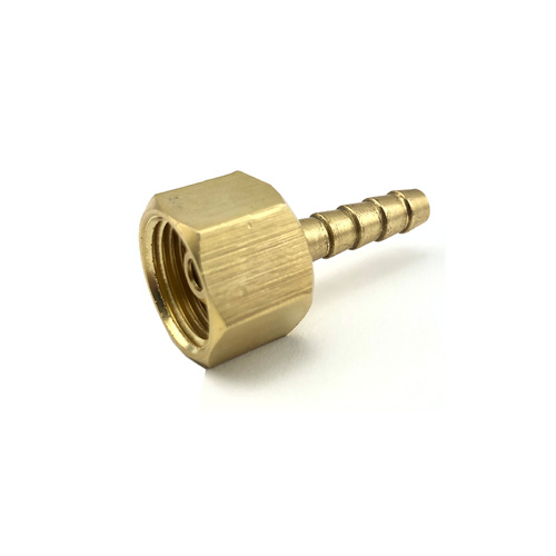 3/8 BSP Regulator Brass Barb fitting for 6mm Hose - Suits Miller Welders