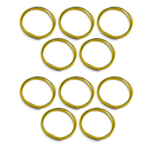 Kemppi MIG Liner Steel Yellow 4.5m - 1.4mm-1.6mm - 10 Each