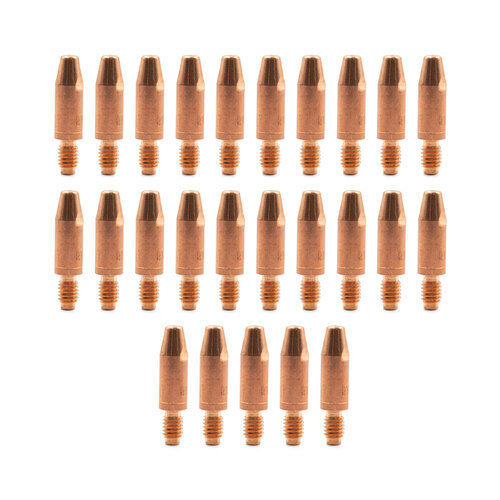 MIG Contact Tips - 1.2mm FRONIUS Style - 25 pack - M6 x 6 x 1.2mm 