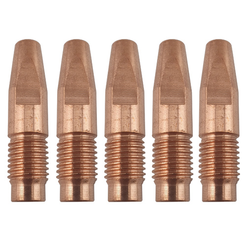 5 Pack of 1.8mm Fronius Style MIG Contact Tips - M10 x 10 x 1.8mm