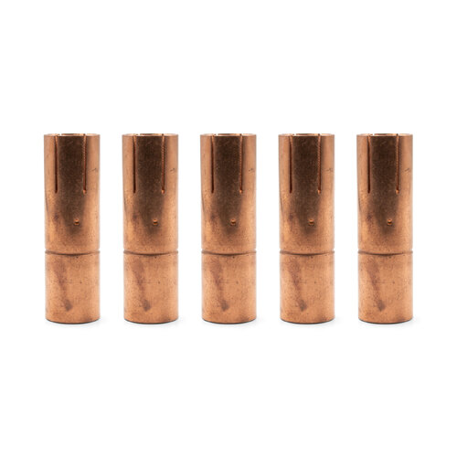 Fronius Style MIG Gas Nozzle / Shroud 17mm Ø - 66mm Long - 5 Pack