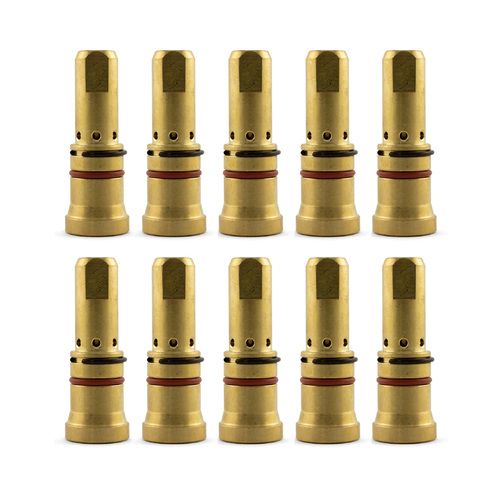 10 Pack of Bernard MIG Gas Diffuser / Head 4335 for Short Tips Suits 200-300 Amp Torches