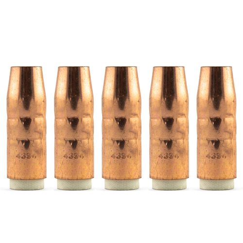 Bernard 300 Amp MIG Nozzle / Shroud 4394 Copper Tapered - 5 Pack