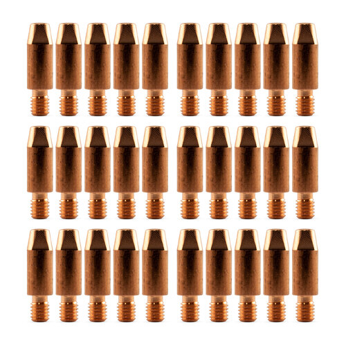 ESAB Style MIG Contact Tips 1.2mm Aluminium - 30 Pack - M6 x 1.2mm