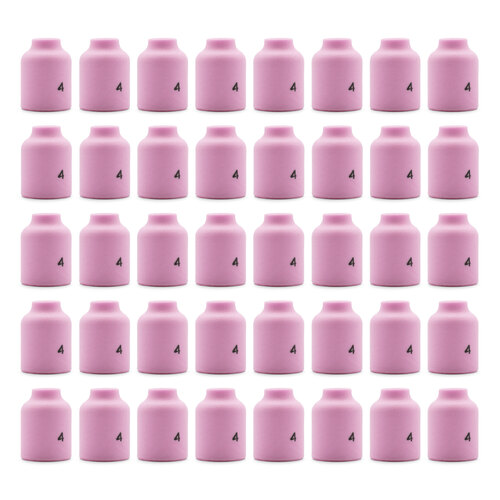 TIG Ceramic Cup / Nozzle Gas Lens #4 - 40 Each - WP-9 / 20