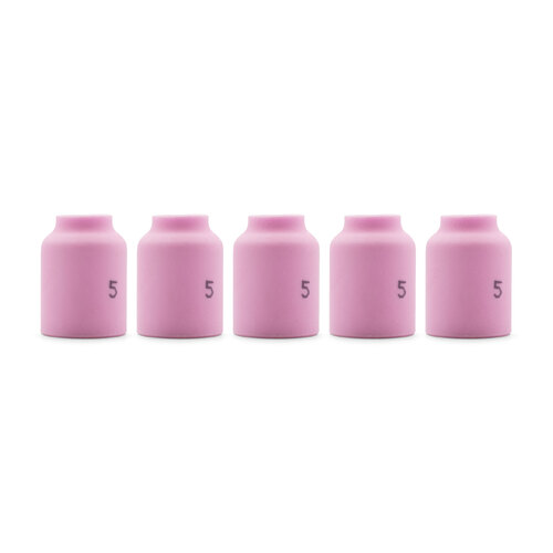 TIG Ceramic Cup / Nozzle Gas Lens #5 - 5 Each - WP-9 / 20