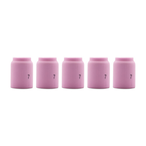 TIG Ceramic Cup / Nozzle Gas Lens #7 - 5 Each - WP-9 / 20