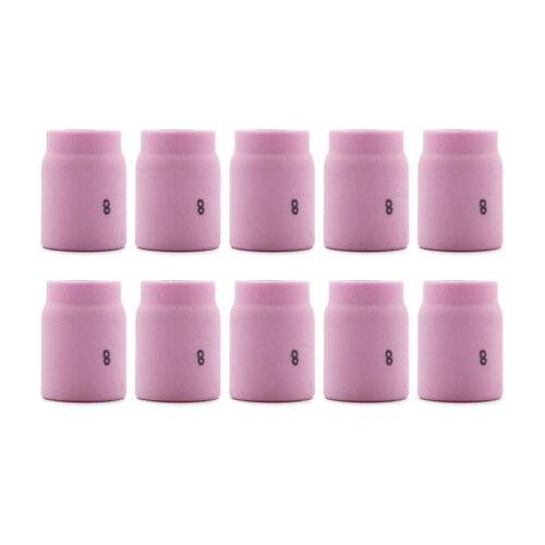 TIG Ceramic Cup / Nozzle Gas Lens #8 - 10 Each - WP-9 / 20
