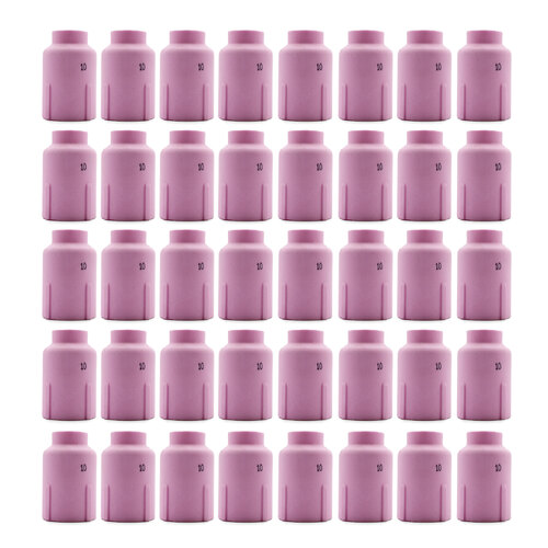 WP-17 | 18 | 26 | 9 | 20 TIG Ceramic Cup / Nozzle #10 Large Diameter Gas Lens - 40 Each