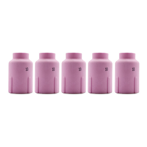 WP-17 | 18 | 26 | 9 | 20 TIG Ceramic Cup / Nozzle #10 Large Diameter Gas Lens - 5 Each