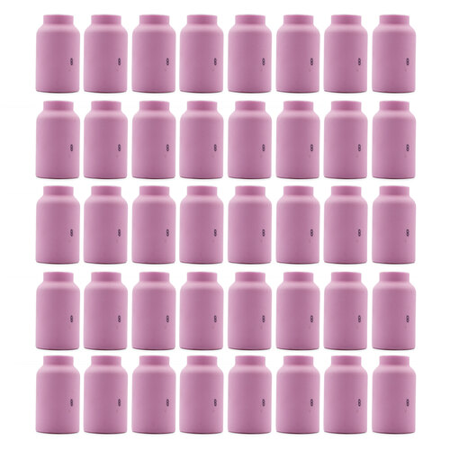 TIG Ceramic Cup / Nozzle #8 GAS LENS - 40 Each - WP-17 /18 / 26 