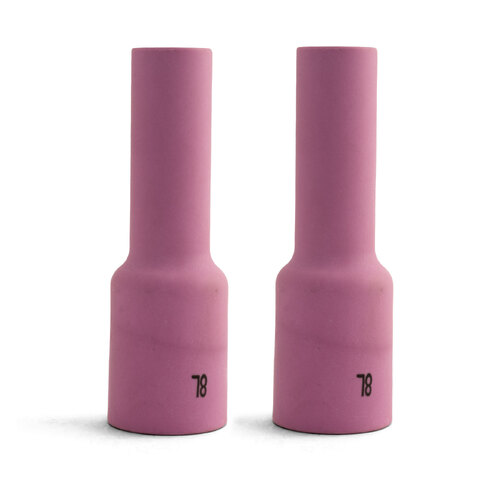 WP-17 | 18 | 26 TIG Ceramic Cup / Nozzle #8 Long Gas Lens - 2 Each