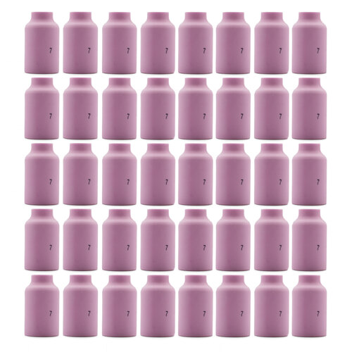 TIG Ceramic Cup / Nozzle #7 GAS LENS - 40 Each - WP-17 /18 / 26 