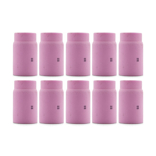 WP-17 | 18 | 26 TIG Ceramic Cup / Nozzle #11 Gas Lens - 10 Each