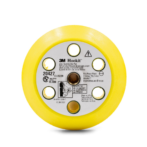  3M (20427) Hookit 76mm Disc Pad Kit for Sand & Dust Extraction - 1 Each