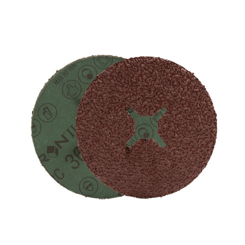 3M Cubitron 2 II  36 Grit Fibre Disc 982C 100mm x 16mm - 25 Each