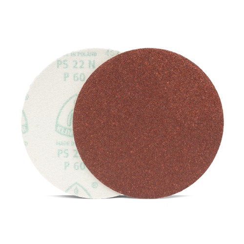 Klingspor 150mm Velcro Backing Sanding Disc Pad PS 22 K  6" 60 Grit - No Dust Holes - 50 Each