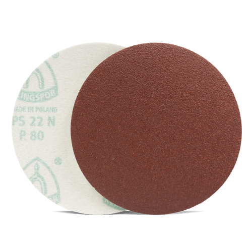Klingspor 150mm Velcro Backing Sanding Disc Pad PS 22 K  6" 80 Grit - No Dust Holes - 50 Each
