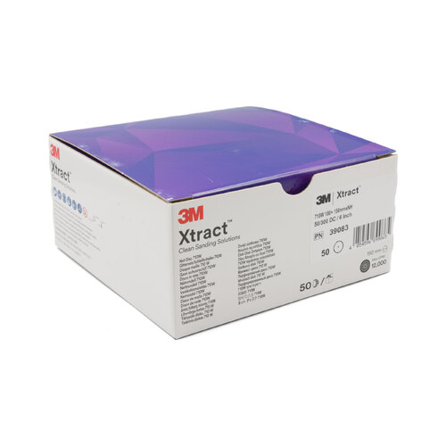 3M Xtract Cubitron 710W 180 Grit 150mm Sanding Disc Pad 6" - 39083 - 50 Each