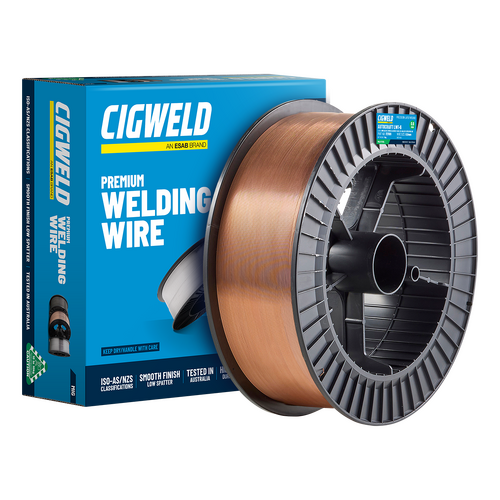 15kg - 0.9mm Cigweld Autocraft LW1-6 ER70S-6 Mild Steel MIG Welding Wire Spool