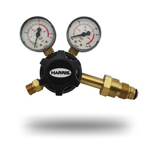 Harris 730Z Oxygen Regulator - 0-1000KPA - Side Inlet 