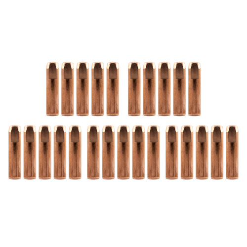 Bernard Style 7496 MIG Contact Tips 1.0mm - 100 pack - Short 32mm