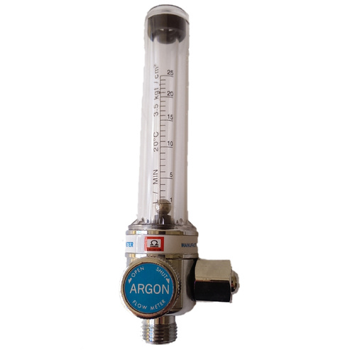 Argon Flow meter - 0 - 25 LPM - Chrome Premium Flowmeter 
