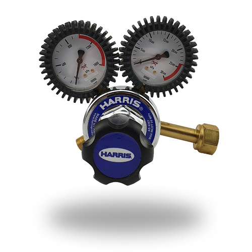 Harris 825 Co2 Pressure Regulator Gauge - 0 to 400kPa - Side Inlet