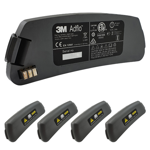 3M Speedglas Li-Ion Standard Battery for Adflo PAPR Welding Helmets - 5 Pack 